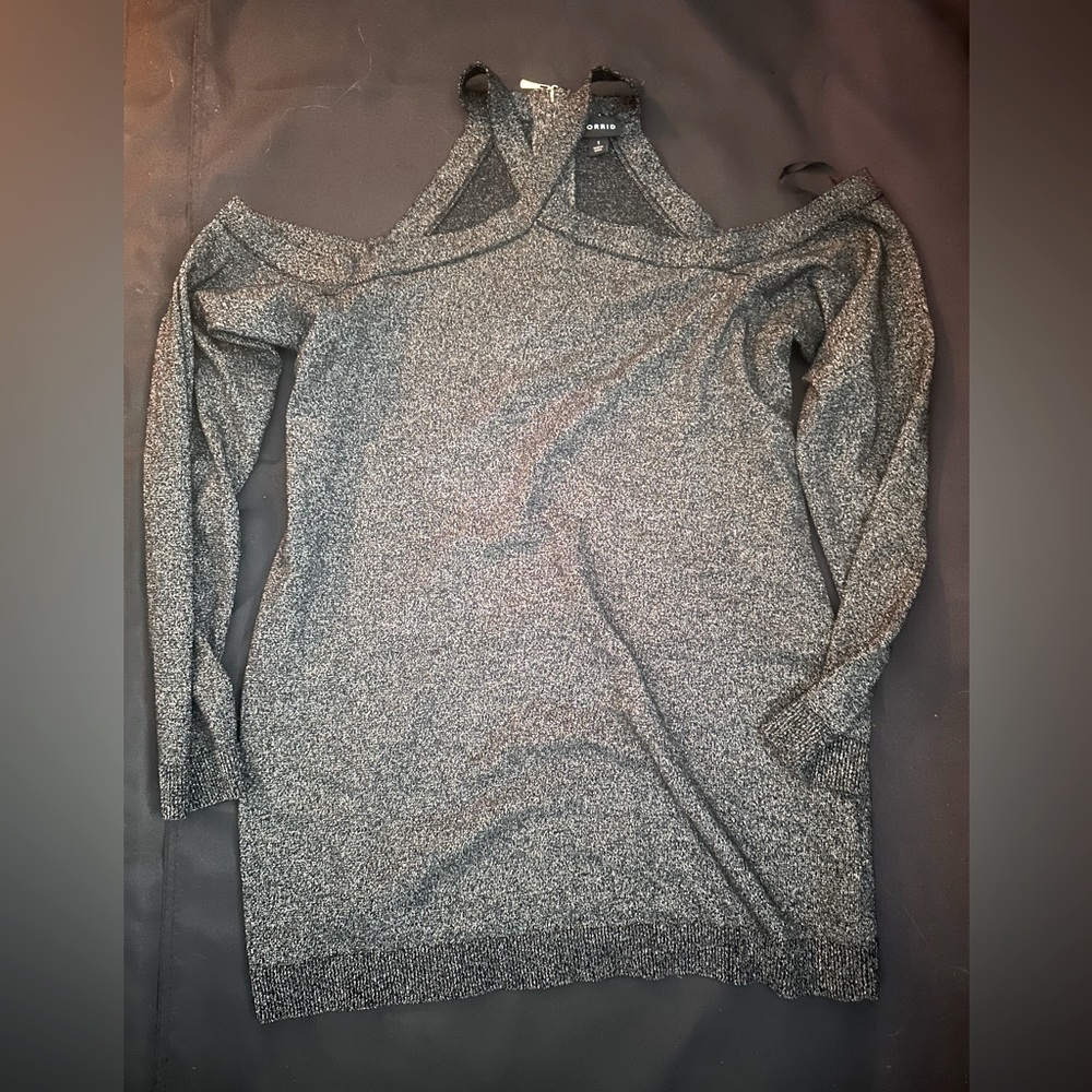 Torrid Brand, silver blouse perfect for the Holiday
